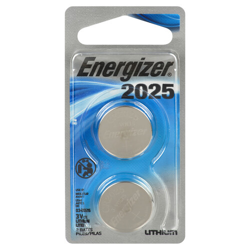 Energizer 2025 Watch Batteries 2 EA