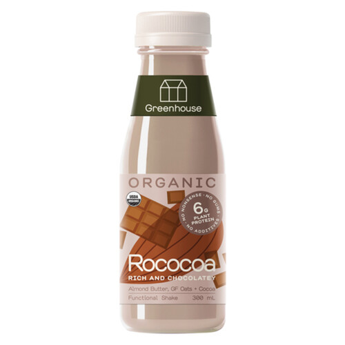 Greenhouse Organic Rococoa Shake Almond Butter 300 ml (bottle)