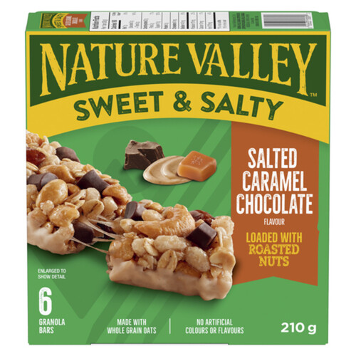 Nature Valley Sweet & Salty Granola Bars Salted Caramel Chocolate 210 g