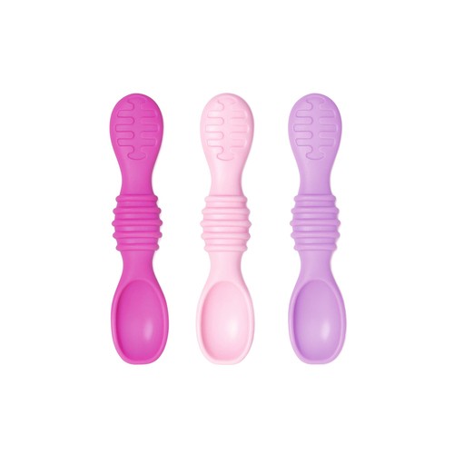 Bumkins Baby Dipping Spoons Silicone Lollipop 3 Pack