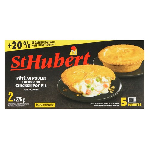 St Hubert Chicken Pot Pie 2 x 275 g