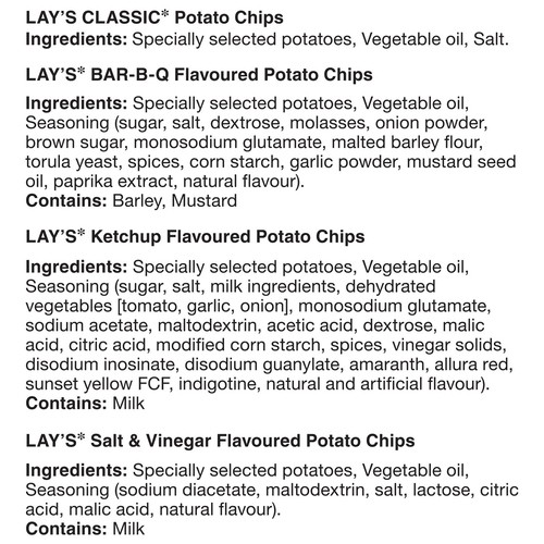 Frito Lay Lay’s Mix Variety Pack 504 g