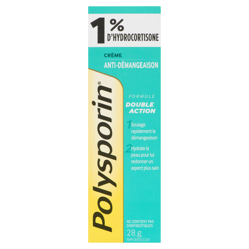 Polysporin General Itch 1% Hydrocortisone Cream 28 g