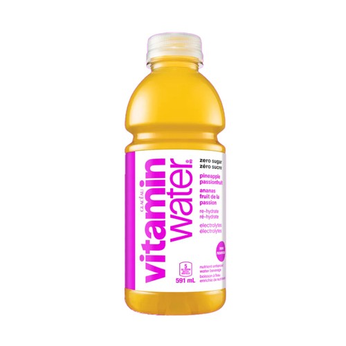 Glaceau Zero Sugar Vitamin Water Rehydrate Pineapple Passion Fruit 591 ml (bottle)