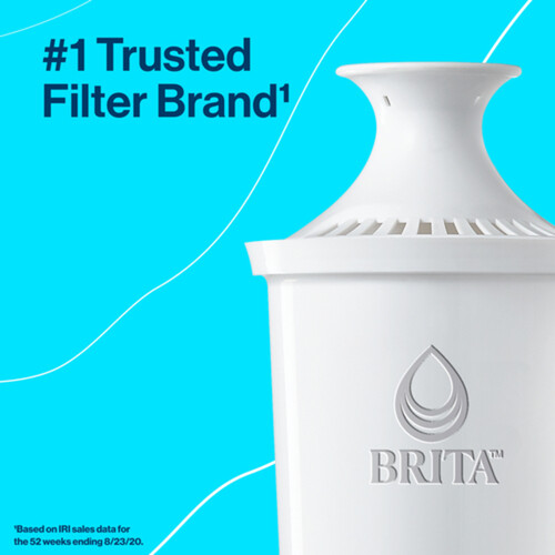 Brita Water Filter Pitcher Advanced Replacement Filter 1 Count