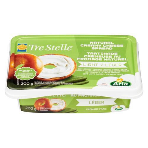 Arla Tre Stelle Natural Cream Cheese Spread Light 200 g