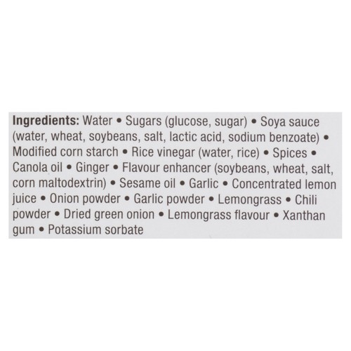 Sensations Sauce Ginger Lemongrass 350 ml