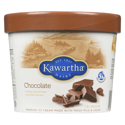 Kawartha Dairy Chocolate Ice Cream 1.5 L