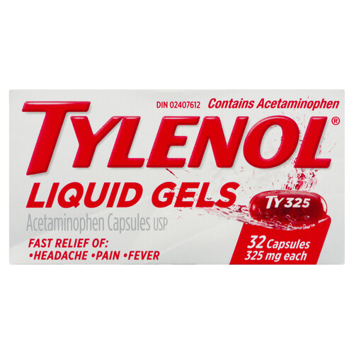 Tylenol Adult Pain Relief 325 mg Liquid Gels 32 EA