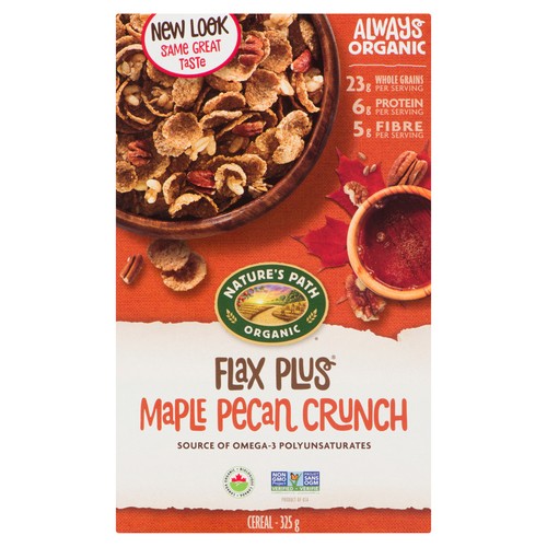 Nature's Path Organic Cereal Flax Plus Maple Pecan Crunch 325 g