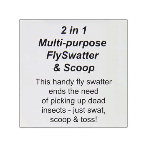 Swat & Scoop Fly Swatter 2 In 1 1 EA