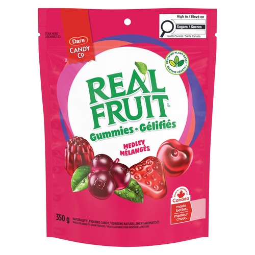 Dare Real Fruit Candy Gummies Medley 350 g