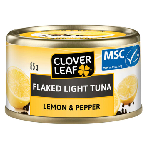 Clover Leaf Flaked Light Tuna Lemon & Pepper 85 g