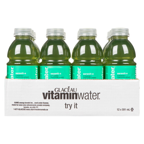 Glaceau Vitaminwater Packaged Water Serenit-E 12 x 591 ml (bottles)