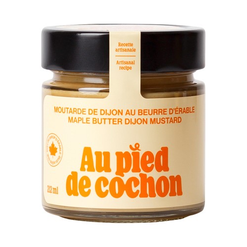 Au Pied De Cochon Dijon Mustard Maple Butter 212 ml