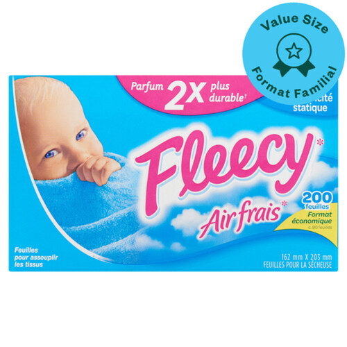 Voilà Fleecy Fabric Softener Fresh Air Scent 200 EA