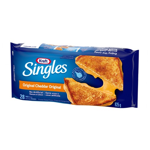 Kraft Sliced Process Cheese Original 28 Thick Slices 825 g