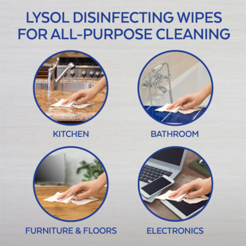 Lysol Spring Waterfall Disinfecting Wipes 35 Sheets