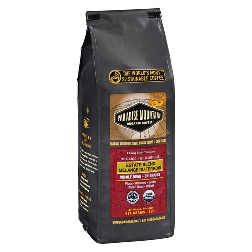 Paradise Mountain Blend Coffee Organic Estate 454 g