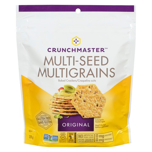 Crunch Master Gluten-Free Original Crackers Multi-Seed Multigrains 128 g
