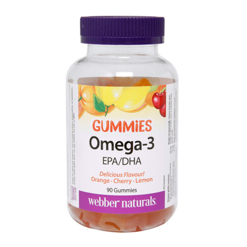 Webber Naturals Omega 3 5mg 90 Gummies