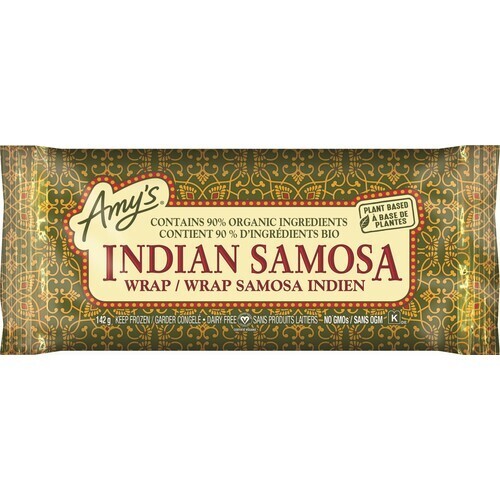 Amy's Frozen Wrap Indian Samosa 142 g