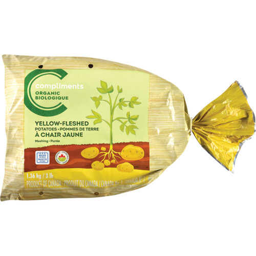 Compliments Organic Potatoes Yellow 1.36 kg
