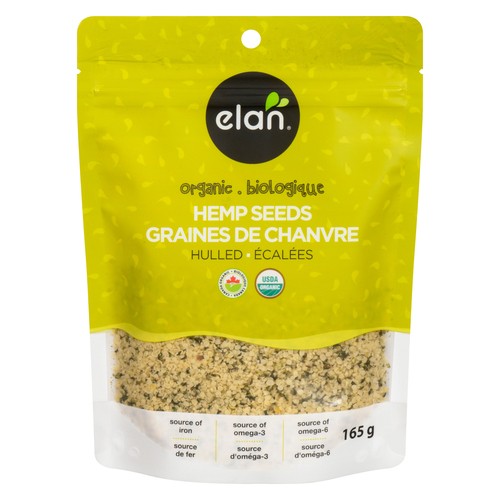 Elan Organic Hemp Seeds Hulled 165 g