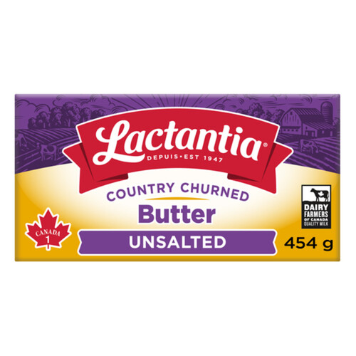 Lactantia Butter Unsalted 454 g