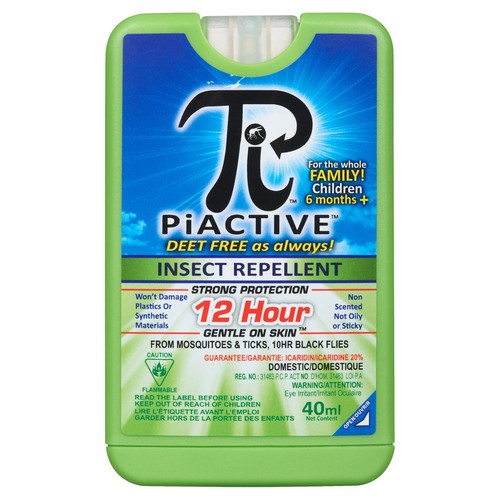 Piactive Wallet Size Mosquito Shield 40 ml