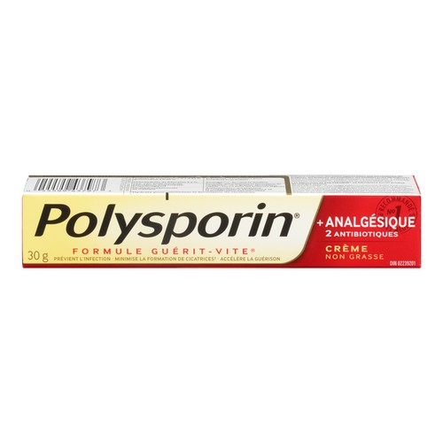 Polysporin HealFast Formula Pain Relief Cream 30 g Voilà Online