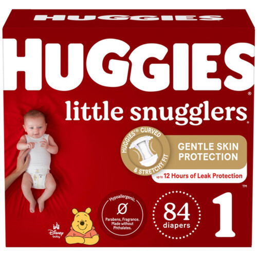 Huggies Little Snugglers Diapers Size 1 84 Count