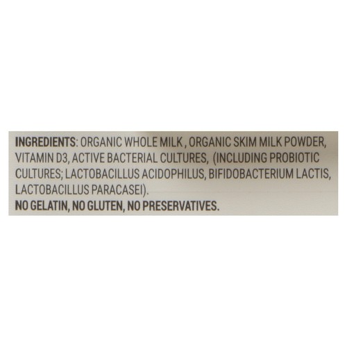 Avalon Dairy Organic Probiotic Plain Yogurt 1 EA