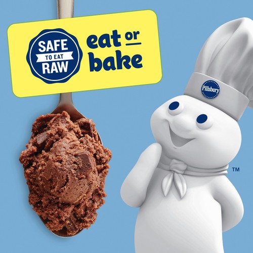 Pillsbury Ready To Bake Cookie Dough Monster Peanut Butter & Chocolate Chips 12 Count 454 g