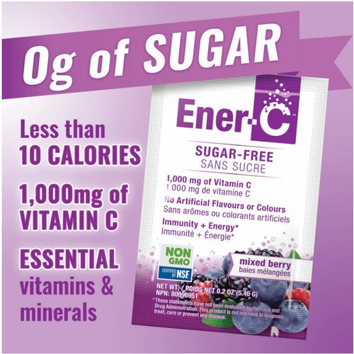 Ener-C Sugar-Free Vitamin Drink Mix Mixed Berry 5.46 g