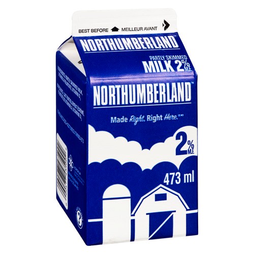 Northumberland 2% Milk Partly Skimmed 473 ml