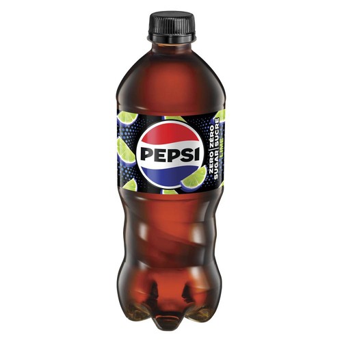 Pepsi Zero Sugar Soft Drink Lime 591 ml (bottle)