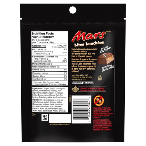 Mars Peanut-Free Chocolate Bites 170 g