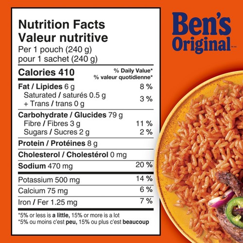 Ben's Original Bistro Express Rice Spicy Mexican Style 240 g
