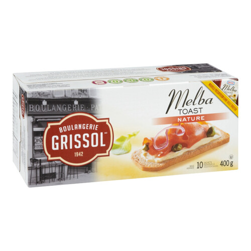 Grissol Melba Toast Original Plain 400 g