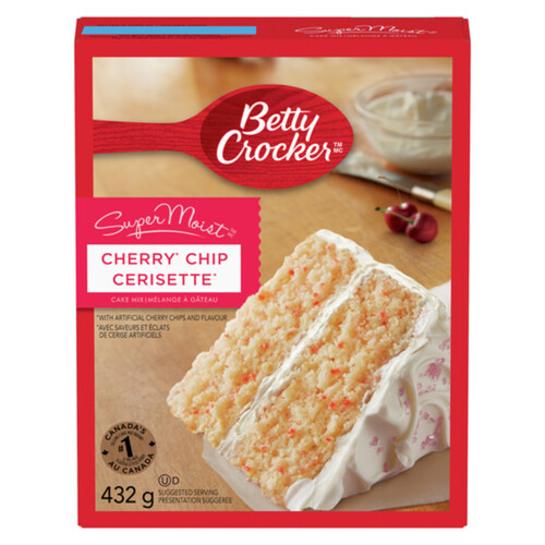 Betty Crocker Cake Mix Super Moist Cherry Chip 432 g