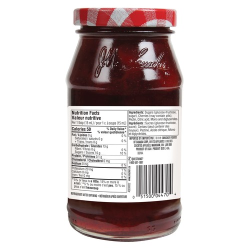 Smucker's Jam Cherry 250 ml