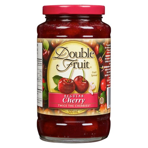 Double Fruit Jam Cherry Regular 500 ml