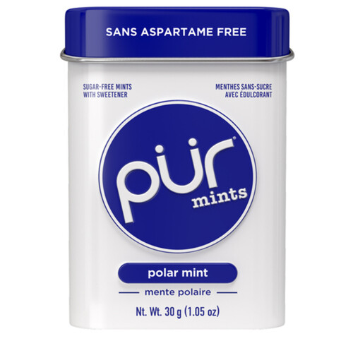 Pur Sugar-Free Mints Polar Mint Tin 30 g