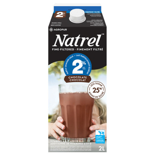 Natrel Fine-Filtered 2% Milk Chocolate 2 L