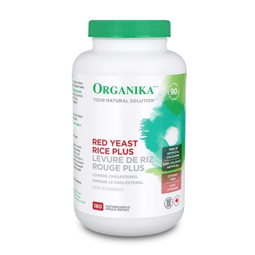 Organika Red Yeast Rice 180 Vegetarian Capsules