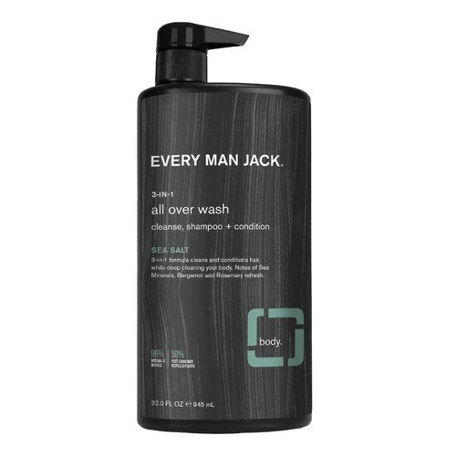 Every Man Jack 3 In 1 All Over Wash Sea Salt 945 ml