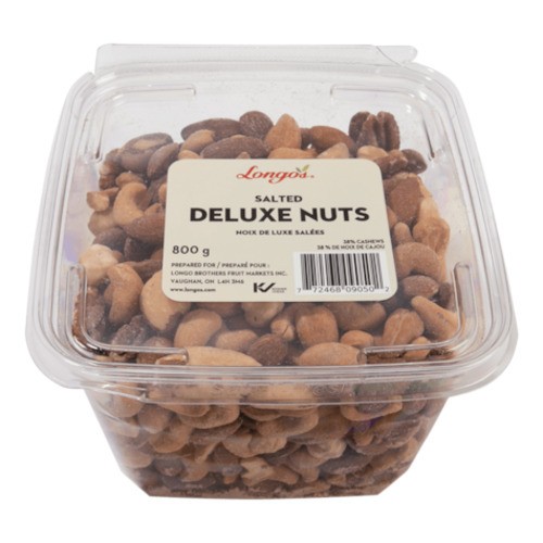 Longo's Deluxe Nuts Salted 800 g