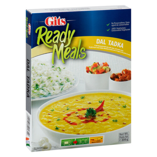 Gits Heat & Eat Ready Meals Dal Tadka 300 g