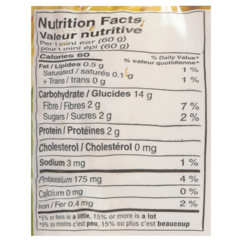 Green Giant Frozen CornOnTheCob Nibblers Mini Ears 12 Count 1.33 kg